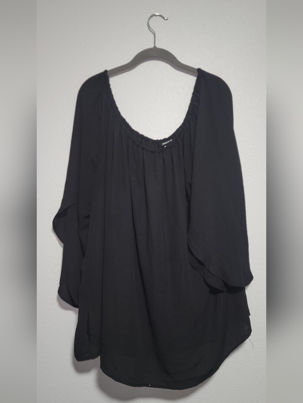 torrid Sheer Tunic Blouse with Scoop Neck